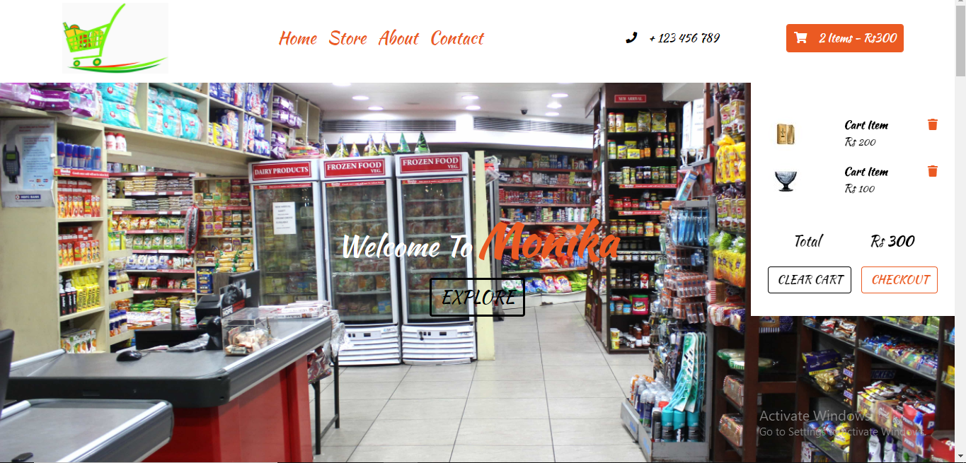 MERN STACK ECOMMERCE SITE